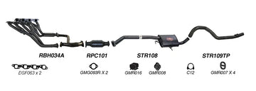 Redback Exhaust 2 1/2" Complete System for Holden Commodore (01/1988 - 1995) - Brixton 4x4 - Buy Online Now!